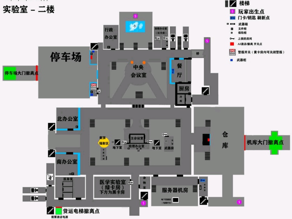 逃离塔科夫实验室所有钥匙在哪里 实验室钥匙大全