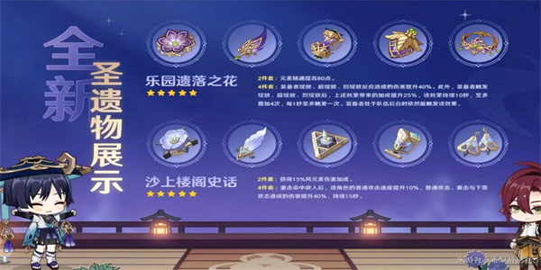 原神3.3新圣遗物是什么 3.3新圣遗物介绍