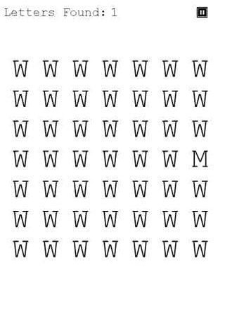 不可能的字母