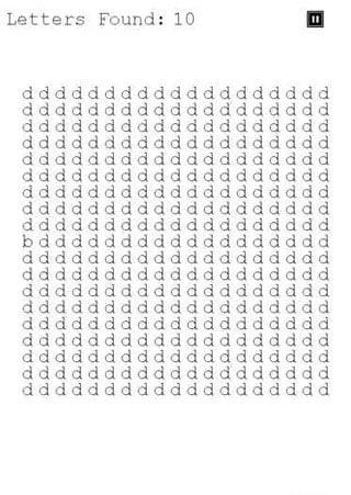 不可能的字母