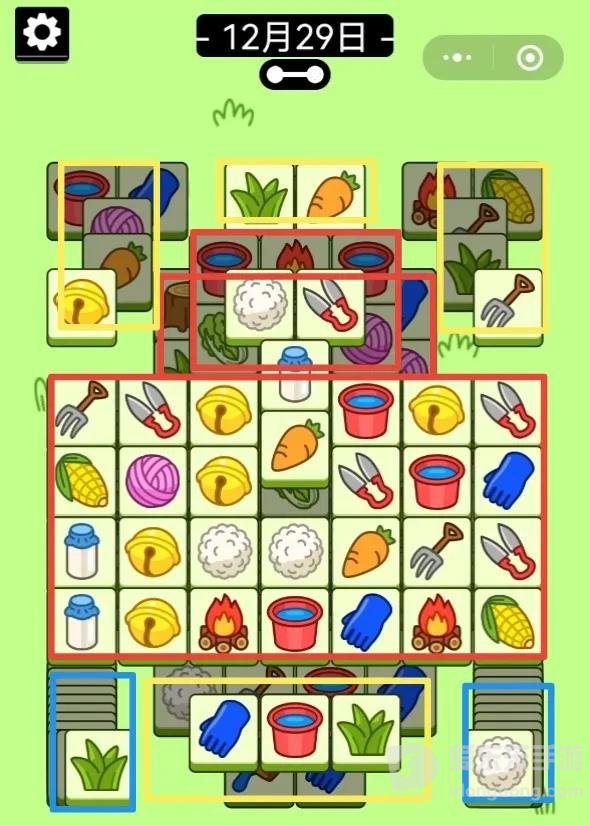 羊了个羊12.29攻略大全 12月29日第二关怎么过