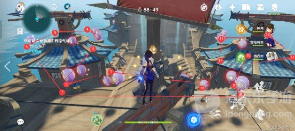 原神跨野寻踪第二关怎么玩 碧波高浪全气球收集攻略分享