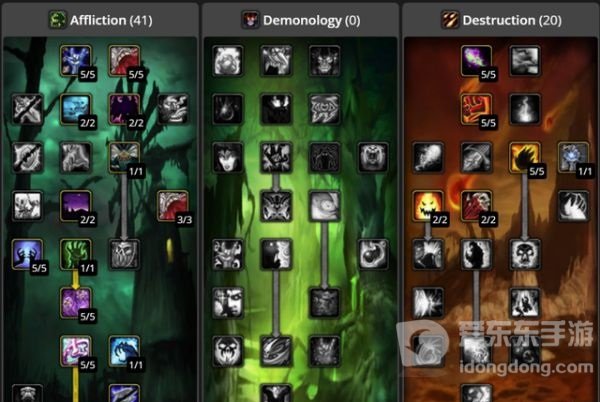 魔兽世界tbc痛苦ss练级天赋攻略 痛苦术士练级天赋怎么点