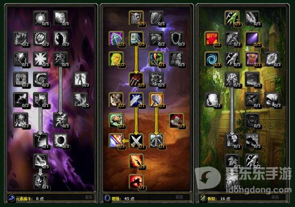 魔兽世界tbc增强萨天赋升级攻略 增强萨天赋怎么点