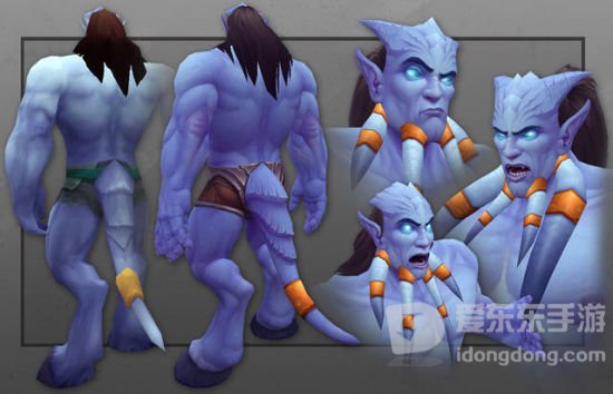 魔兽世界tbc版本德莱尼模型 tbc德莱尼模型图片