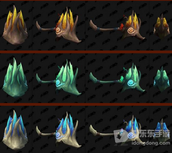 魔兽世界9.0新武器外观一览 9.0炽兰仙野团本武器外观欣赏