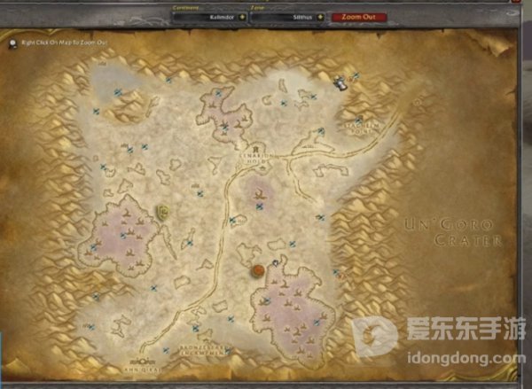 魔兽世界怀旧服希利苏斯黑莲花分布图 希利苏斯黑莲花位置