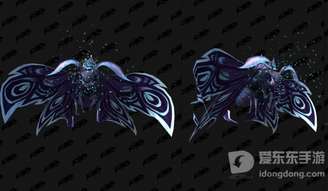 魔兽世界9.0新坐骑炽蓝仙野飞蛾预览