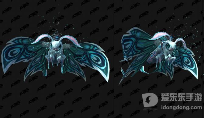 魔兽世界9.0新坐骑炽蓝仙野飞蛾预览