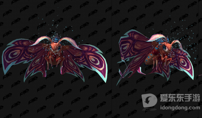 魔兽世界9.0新坐骑炽蓝仙野飞蛾预览