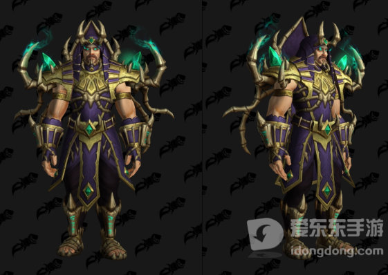 魔兽世界9.0沧海遗珠盟约套装外观展示