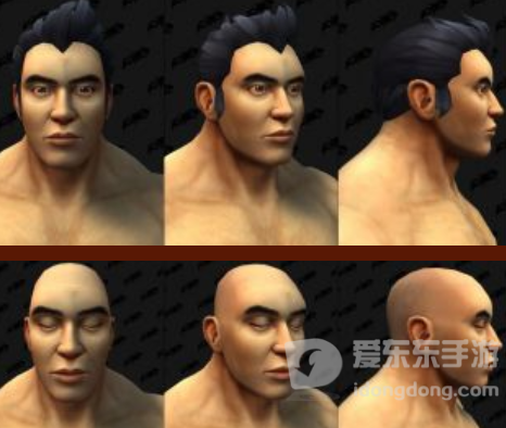 魔兽世界9.0人类男新面部 9.0人类男新增面部特征选项