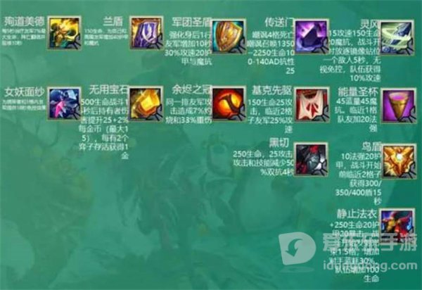 云顶之弈s9.5版本装备合成图有哪些 装备合成图一览