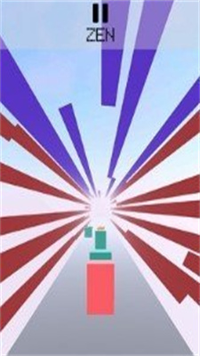 躲避障碍的奔跑者
