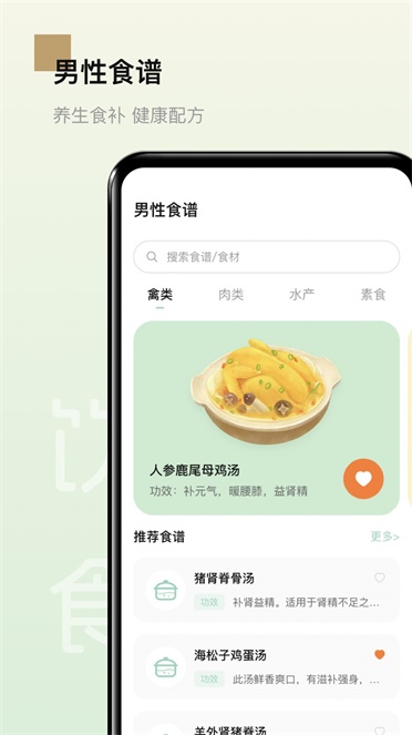 男性健康食譜