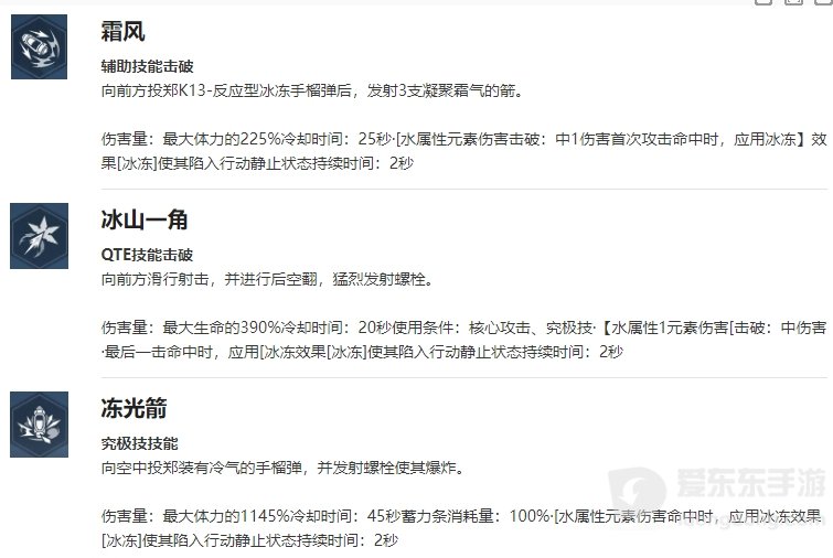 我独自升级起立南采英角色什么技能 我独自升级起立南采英介绍