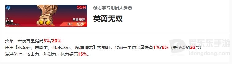 我独自升级起立徐志宇角色什么技能 我独自升级起立徐志宇介绍