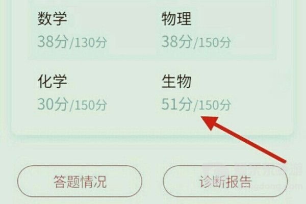 星立方APP查看学情报告页面