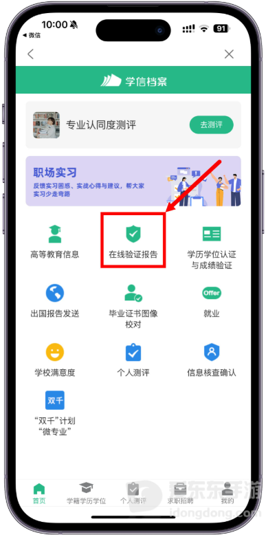 学信网报告查询相关页面，供查找个人学历信息及报告入口时参考